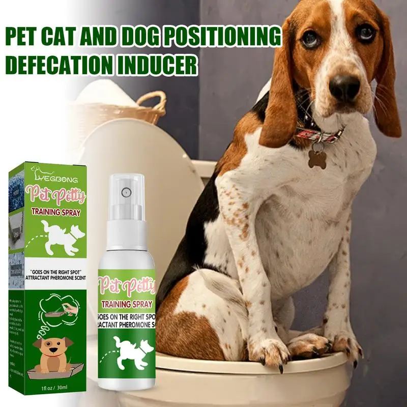 Pet Toilet Training Spray Inducer Dog Poops Cat Pee Positioning Defecation Puppy Stool Location Indoor Pet Potty Training Spray pet calming spray