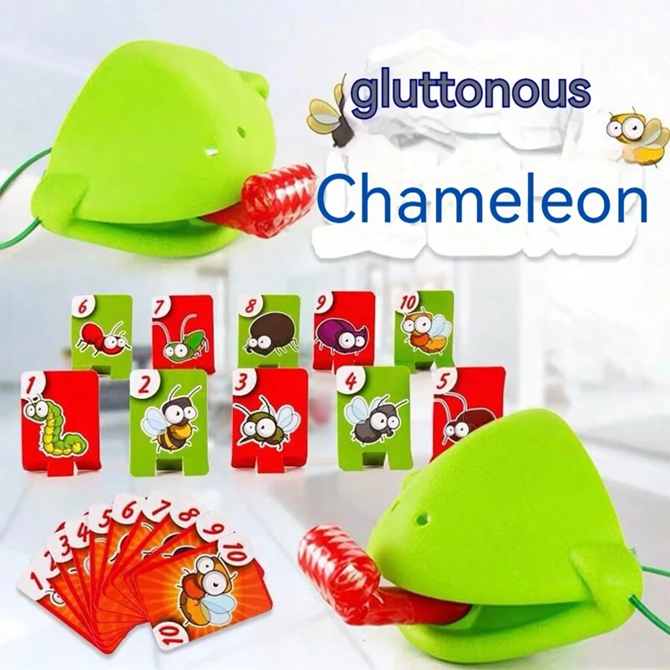 Jeu De Société 'Tirez La Langue' - Jeu De Rapidité Et De Mémoire Pour Enfants Et Famille - Bexdug