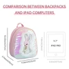 Children's and Girls' Backpack Rabbit Children's Backpack Adjustable Shoulder Straps Cute and Lightweight Kindergarten Strap Sui 3