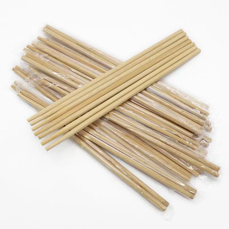 Disposable Convenient Tableware Restaurant Chopsticks Health Carbonized Chopsticks Blue and White Bamboo