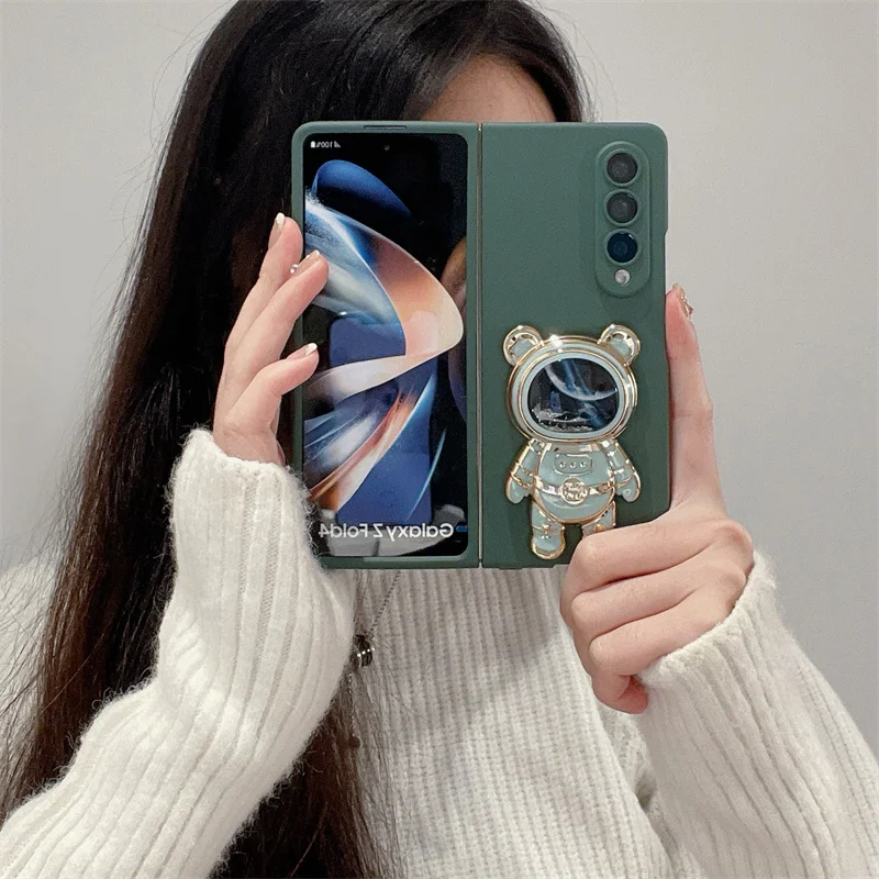 Cute Space Astronaut Bracket Stand Mobile Phone Case