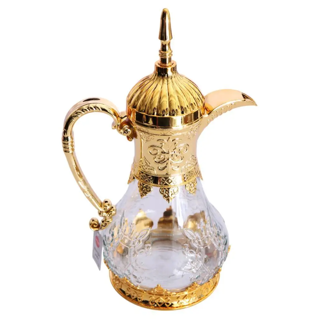 Arabic Coffee Pot 1600ml Versatile Glass Coffee Carafe Practical Arabic Teapot for Travel Gatherings Eid Mubarak Festival Juice Arabic Coffee Pot 1600ml Versatile Glass Coffee Carafe Practical Arabic Teapot for Travel Gatherings Eid Mubarak Festival Juice