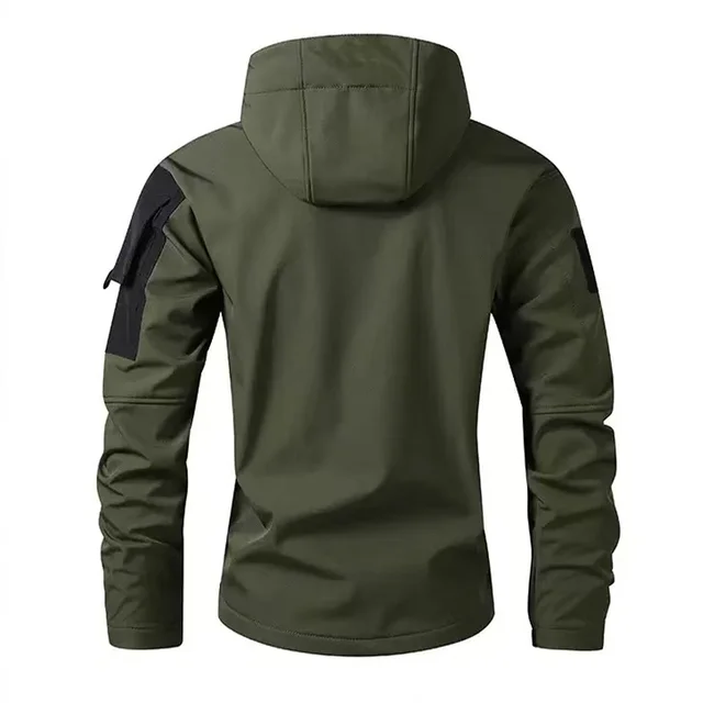 Men's Winter Autumn SoftShell Fleece Waterproof Jackets Cargo Hood Coats Fishing Hiking Camping Climbing Skiing Pants Trousers 2