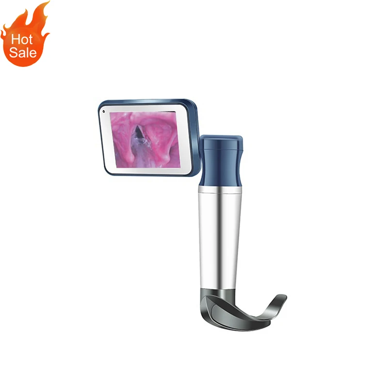 

Besdata видео Ларингоскоп в комплекте с лезвием 6 размеров многоразовый Ларингоскоп для клинических взрослых и педиатрической интубации