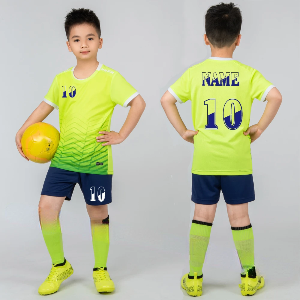 Prematuur Verblinding dosis Custom Kinderen Voetbalshirts Sets Voetbal Uniform Jongens 2022 Voetbal  Jersey Voetbal Kids Joursey Sport Set| | - AliExpress