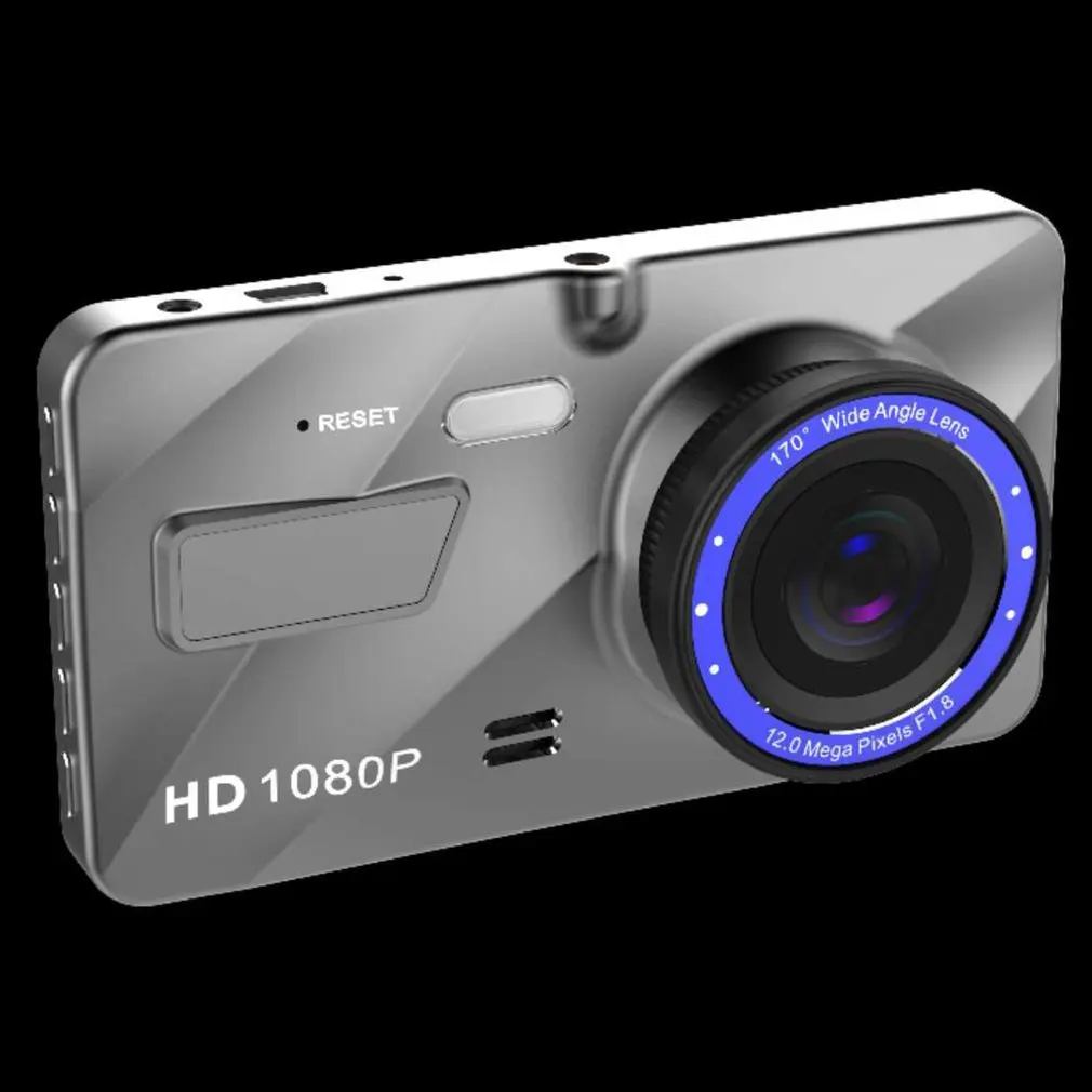 듀얼 렌즈 170 도 카메라, 자동차 Dvr 대시, 자동차 비디오 녹음기, G-센서, 야간 자동차 Dvr, 빠른 배송, 4 인치, 1080P, 2024 신제품