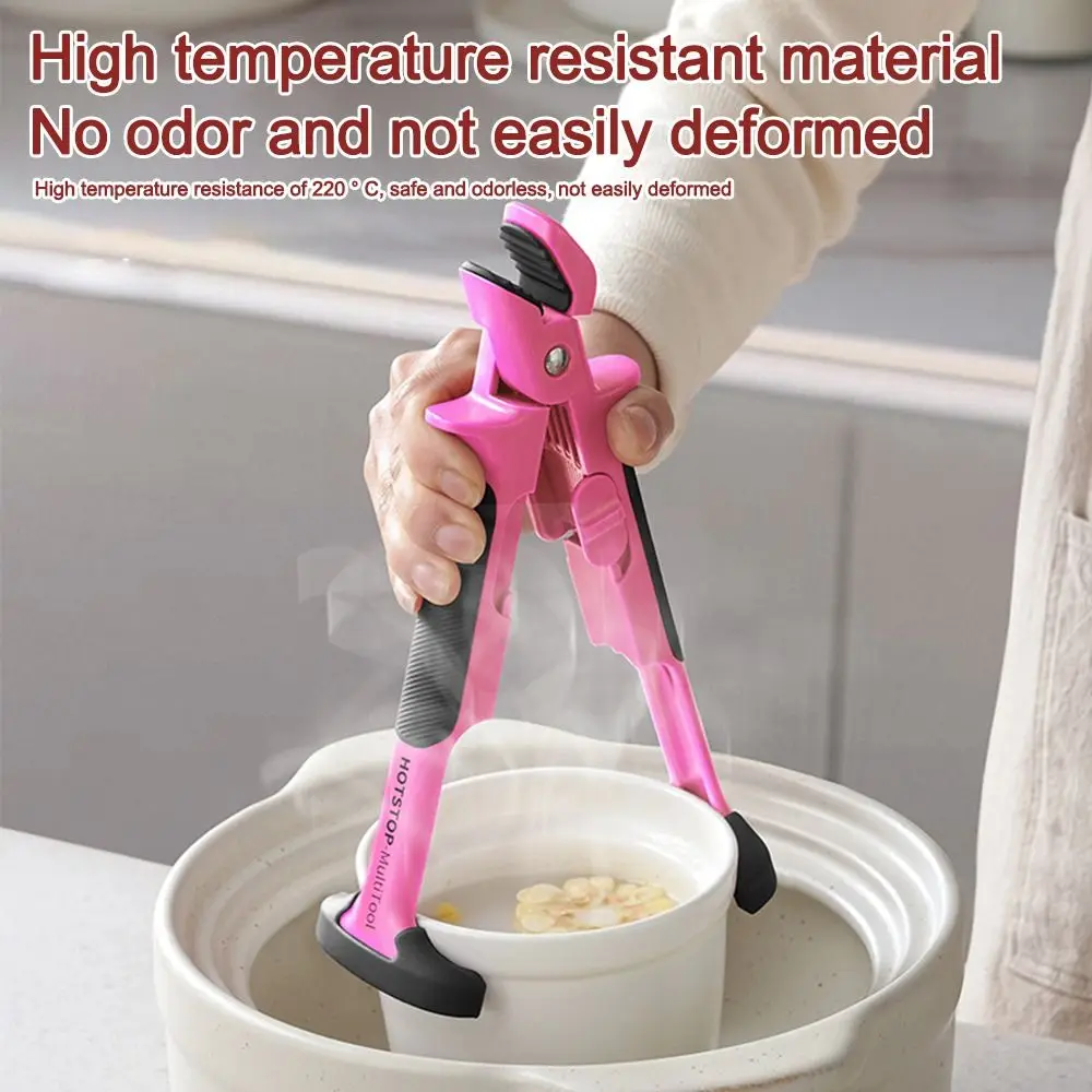 New 2in1 Anti Scalding Clip Silicone Non-slip Kitchen Bowl Clip Anti Scalding Holder Kitchen Bowl Dish Clip Pot Clips