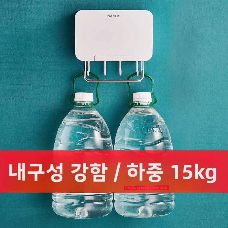 주방 다용도 플라스틱 젓가락 홀더 배수 바구니 걸이형 수납 랙 흔적 없음 드릴링 필요 없음