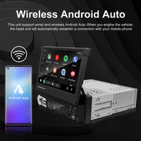 Universal 7 Inch Flip Out Car Stereo 1 Din Car Radio Wireless Carplay Android Auto WIFI GPS Navigation Retractable HD Screen - Image 3