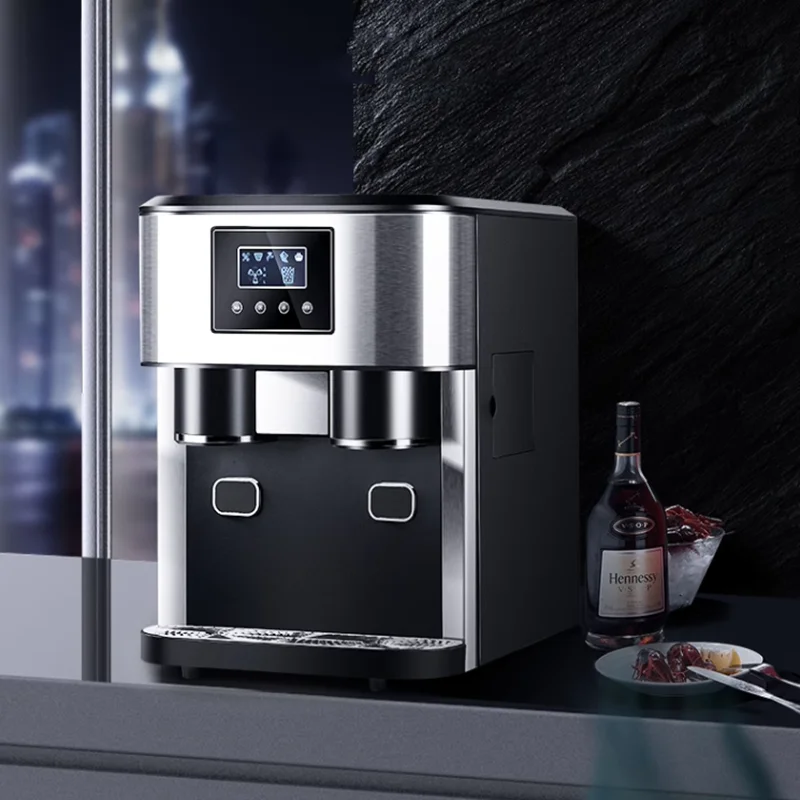 110V 220v Ice Water 16KG Dispenser Electric bullet cylindrical Ice machine Automatic Household ice making Machine Milk Tea Shop 6