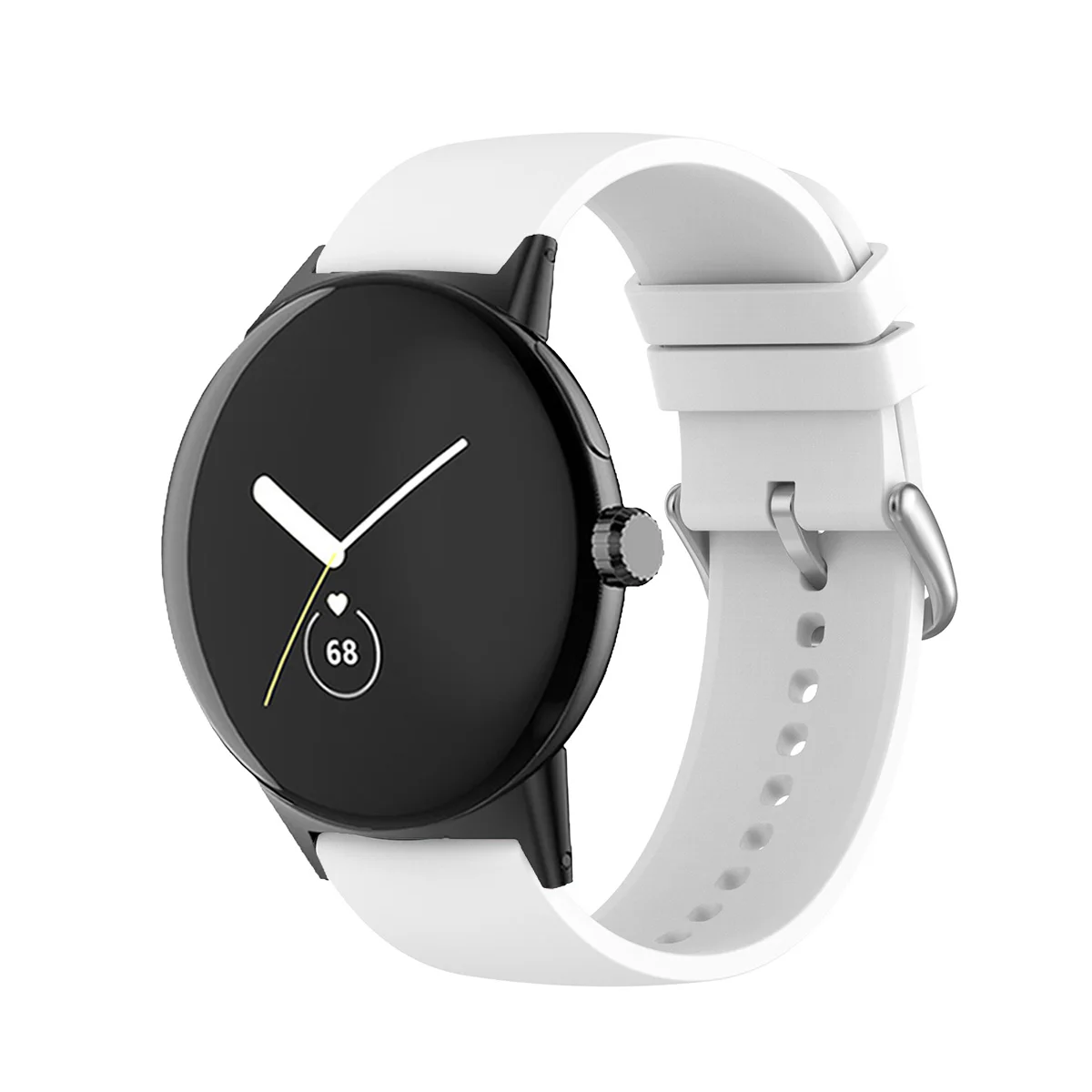 Enhanced Silicone Sport Band for Google Pixel Watch - Smartwatch Wrist Bracelet Accessory