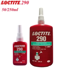 

50/250ml Loctite 290 Permeable Thread Locking Glue Sealing Leakproof Bolt Threadlocker Repairing Adhesive for Metal Screw