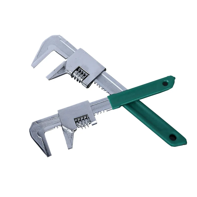 Versatile F-Type Adjustable Wrench right-angle wrench Universal Key Ratchet Torque Pipe Spanner Plumbing Repair Hand Tools