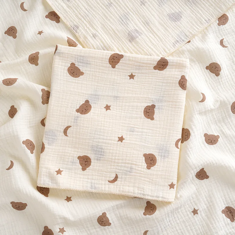 Cozy Cotton Muslin Baby Swaddle Blanket - 80x80cm Baby Essentials