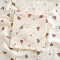 Cozy Cotton Muslin Baby Swaddle Blanket - 80x80cm Baby Essentials (Style 13)