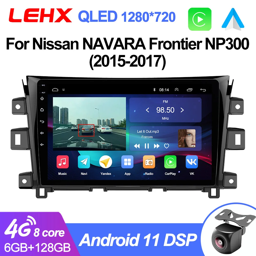 LEHX L6Pro 8Core 4G Car Radio Multimedia For Nissan NAVARA Frontier