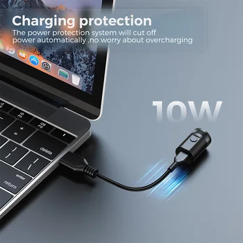 قفاز إصبع قابل للتعديل مصباح يدوي قابل لإعادة الشحن مصباح LED أداة أداة معدات التخييم للجري الليلي وصيد الأسماك وركوب الدراجات - Image 5