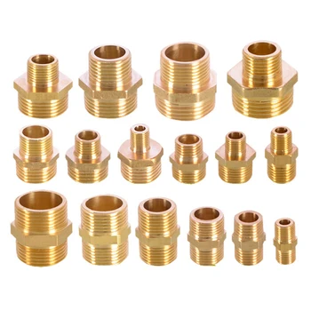 Brass Tube Fitting Quick Fit Adapter Male Thread 1/8" 1/4" 3/8" 1/2" 3/4" 1" BSP Fitting Coupler Fitting Water & Air Fitting 1