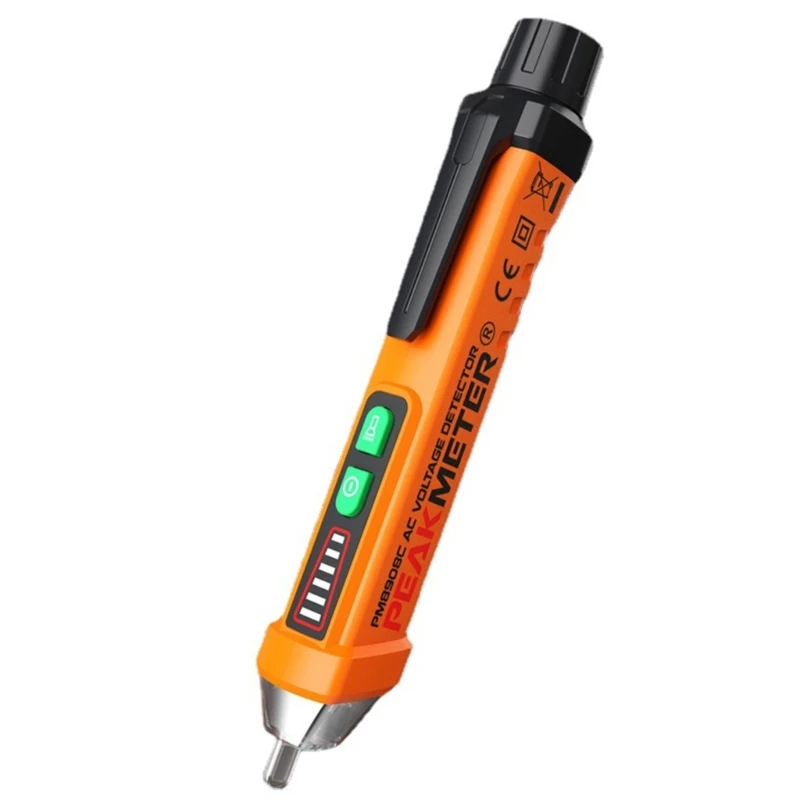 

Tester 12-1000V Live-Wire Detector Electrical Pen with Buzzer Flashlight