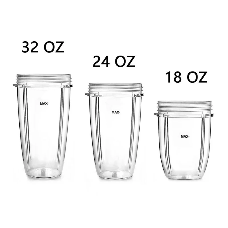 18oz 24Oz 32Oz Colossal Cup Replacement Cups No Lids For Nutribullet