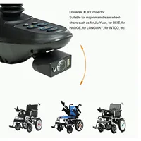 Electric Wheelchair Light Universal USB Charging 3 Pin XLR Head Wheelchair Lighting Controller Adjustable Angle for Night 2