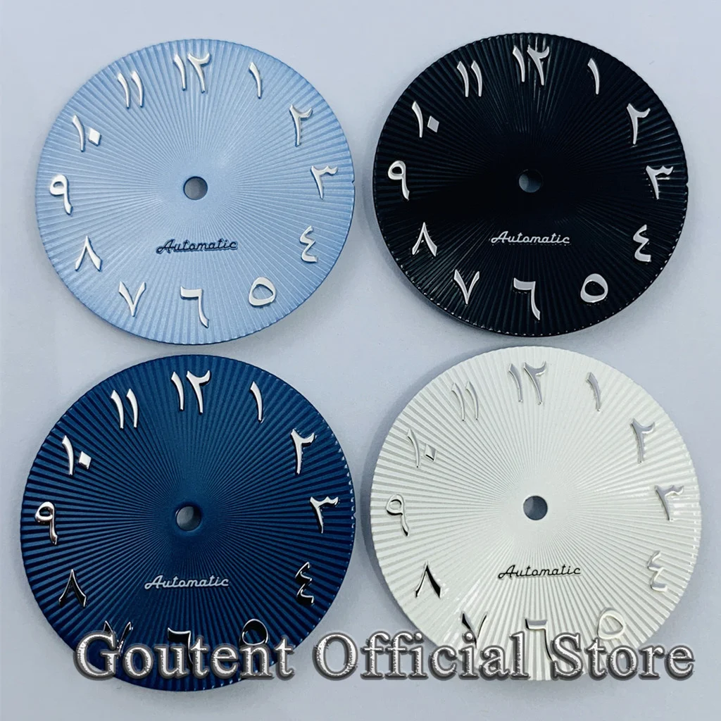 Watch Dial 29mm Fit PT5000 ETA2836/2824 DG2813/3804 Miyota 215 821A NH34 NH35 NH36 Movement Goutent Sterile watch face accessories watch dial accessories