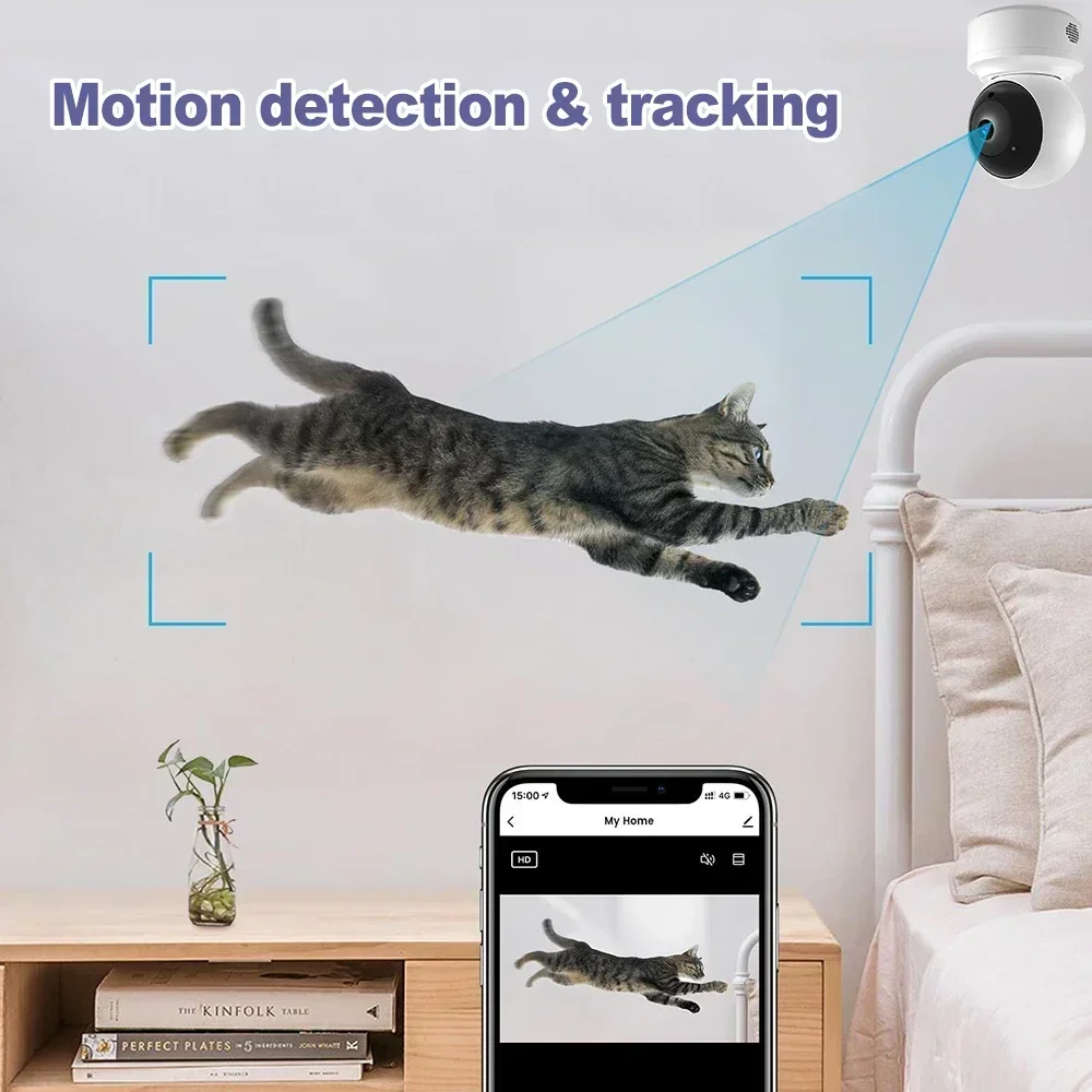 Baby Monitor 2MP CCTV Camera Surveillance WiFi Wireless 360° Panoramic IP Camera Two-Way Audio HD Home Security Camera Haomi APP