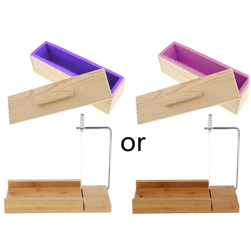 

Многофункциональная регулируемая деревянная форма для мыла, набор форм для резки буханки ручной работы