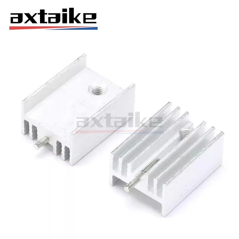 

10PCS 20x15x10mm Aluminum Heatsink Cooler Cooling Fin Radiator Heat Sink For TO-220 Transistor Triode IC Chip LED 15*10*20mm