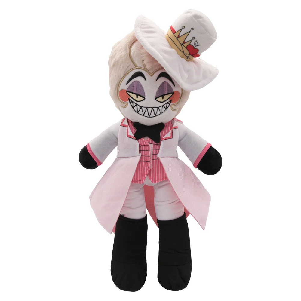 Plush Toy Plush Doll Cartoon Habzin Cursed Cat Alastor Cosplay Plush Angel Dust Husk Lucifer Fat Nuggets Fantasy Birthday Gifts Mascot Props