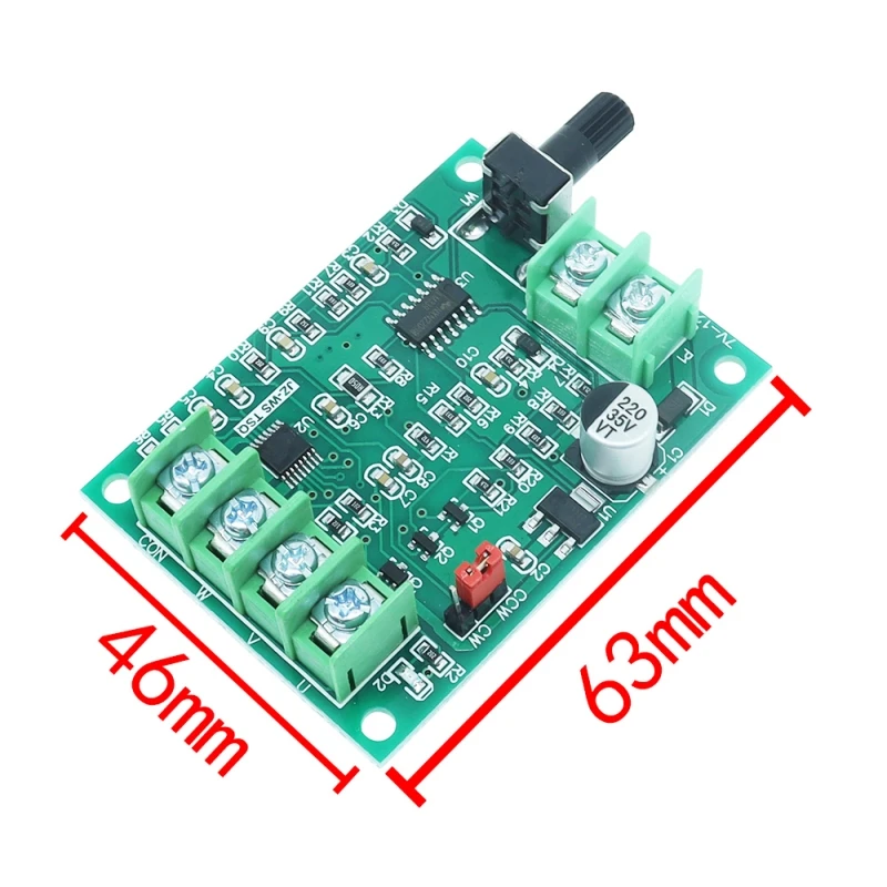 5V 12V Brushless DC Motor Driver Controller Board with Reverse Voltage Over Current Protection for Hard Drive Motor 3/4 Wire