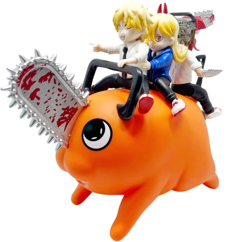 Anime homem motosserra pochita pvc figura de ação 14cm altura brinquedos  kawaii chainsawman pochita ação fiugr - AliExpress