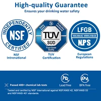 2/4/6PCS NSF ขวดน้ํากรองสําหรับ Brita BB06 ใช้งานร่วมกับ Brita Hard ด้านและขวดกีฬากรอง 2