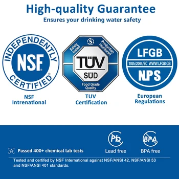 2/4/6PCS NSF ขวดน้ํากรองสําหรับ Brita BB06 ใช้งานร่วมกับ Brita Hard ด้านและขวดกีฬากรอง 2