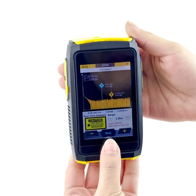 

High Precision Portable 80km Mini 1310 1550nm Touch Screen Fiber Optic Mini