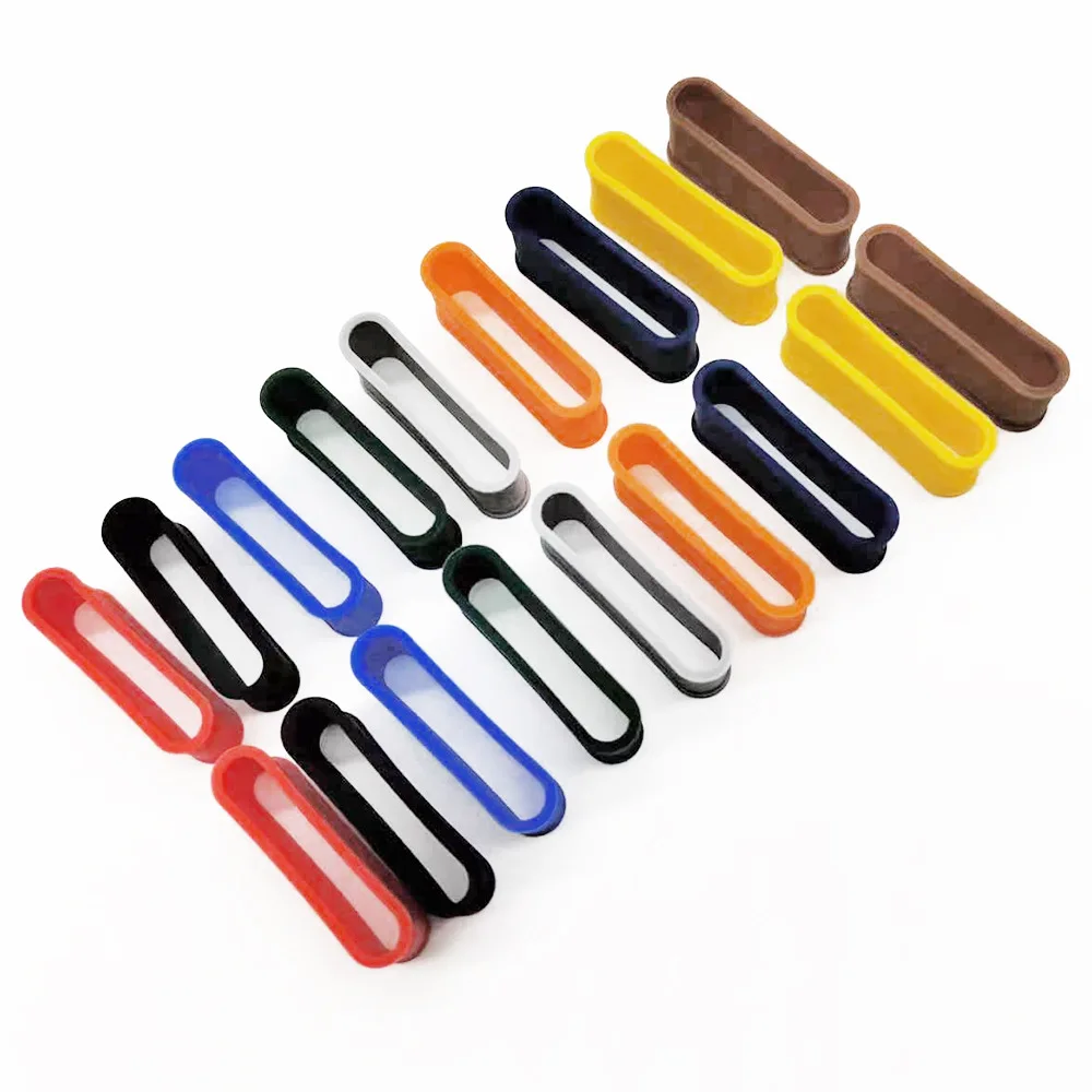 

15pcs Pickleball Tennis Rackets Paddles Handles's Silicone Ring Black Fixed Tennis Overgrips Rubber Ring Tennis Accessories