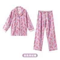 2 Piece Set Pajamas for Women Pj Sets Women 2 Piece Set Outfits 100% Cotton Pajamas for Women Loungwear Set Loose Sleep Homewear - Image 6