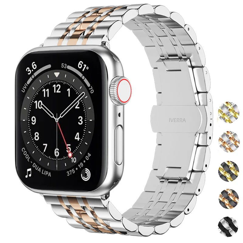 Stainless Steel Adjustable Bracelet for Smartwatch - Premium Replacement Band