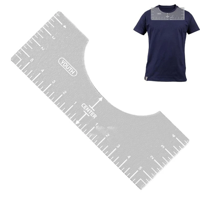 T-Shirt Ruler Guide Alignment Tool Acrylic T Shirt Ruler Measuring Tool For Heat  Press Screen Printing Sublimation For - AliExpress
