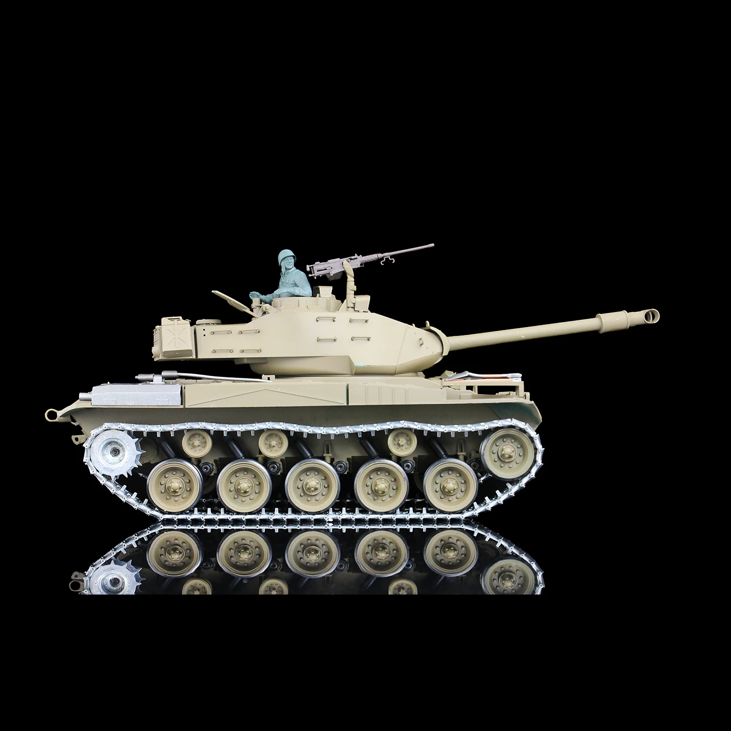 1/16 HENG LONG 7.0 Upgraded Walker Bulldog Army RC Tank 3839 360° Turret Barrel Recoil Metal Tracks Smoke Unit BB Gun TH20337 4