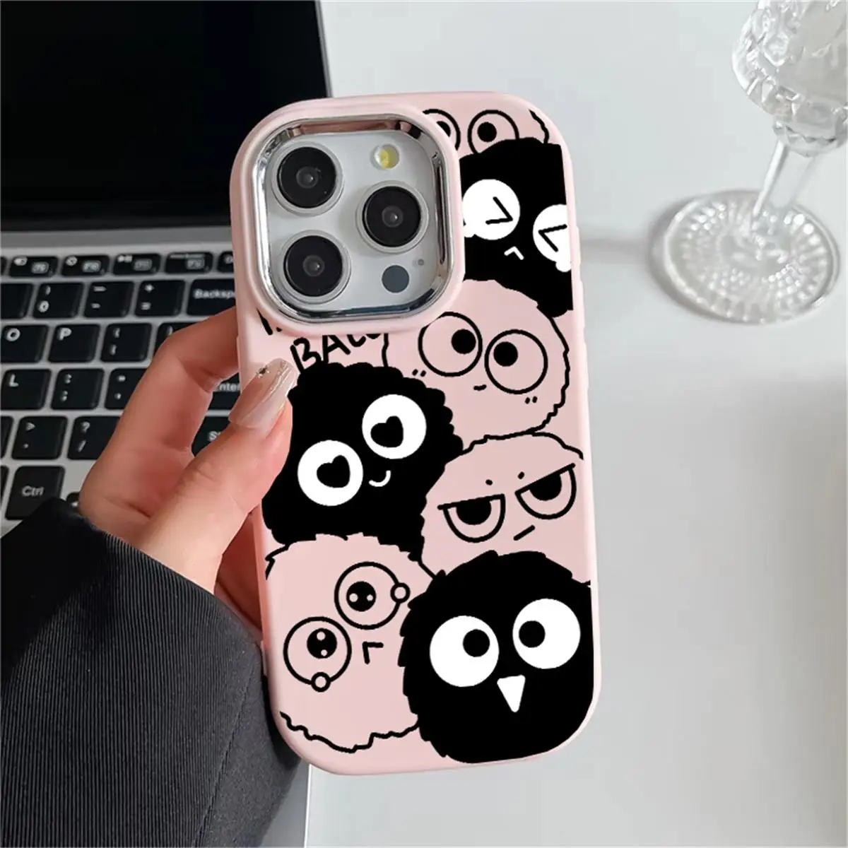 Cute Black Cat Soft Case Cover - Elegant Protective Accessory
