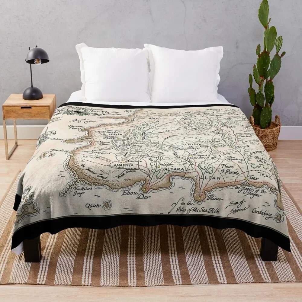 

wheel of time map Throw Blanket Thins Decorative Beds Blankets