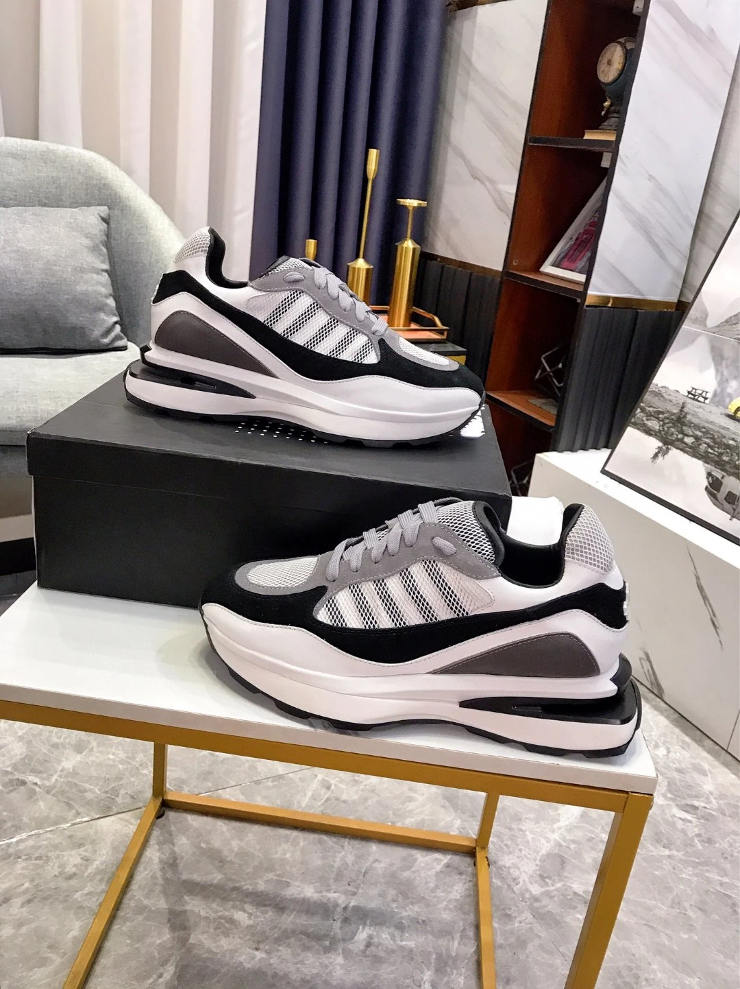 Highstreet 2023 Uomo Italia Luxury Brand Maple Leaf Casual Patchwork Slip-On Sneakers Aumenta Le Scarpe Da Corsa