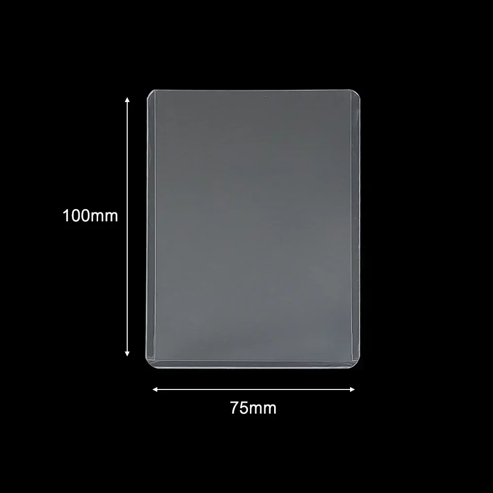 Transparent Card Sleeve 1-50Pcs 35PT Clear Trading Card Holder Idol Photo Game Holders Cover