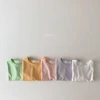 New Spring Autumn Baby T-Shirts Infant Baby Girls Boys Solid Color Base T Shirt Kids Cotton   Tops Round Neck  Toddler Clothes 3