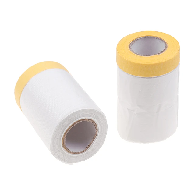 25M Lange, Auto Farbe Masking Film, Wohnzimmer, Auto, Dekorative Möbel  Schutz Film, papier Klebeband Masking Schutz Film - AliExpress