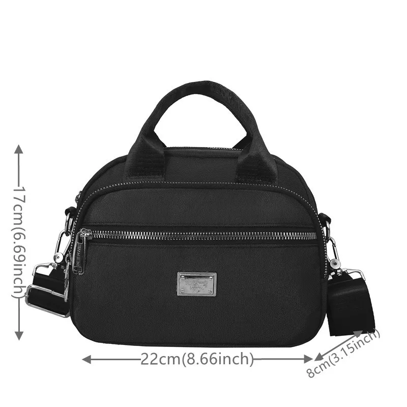 Women Oxford Shoulder Shell Bag Lady Crossbody Bag Small Female Handbag Women's High Quality Oxford Zipper Hand Bags