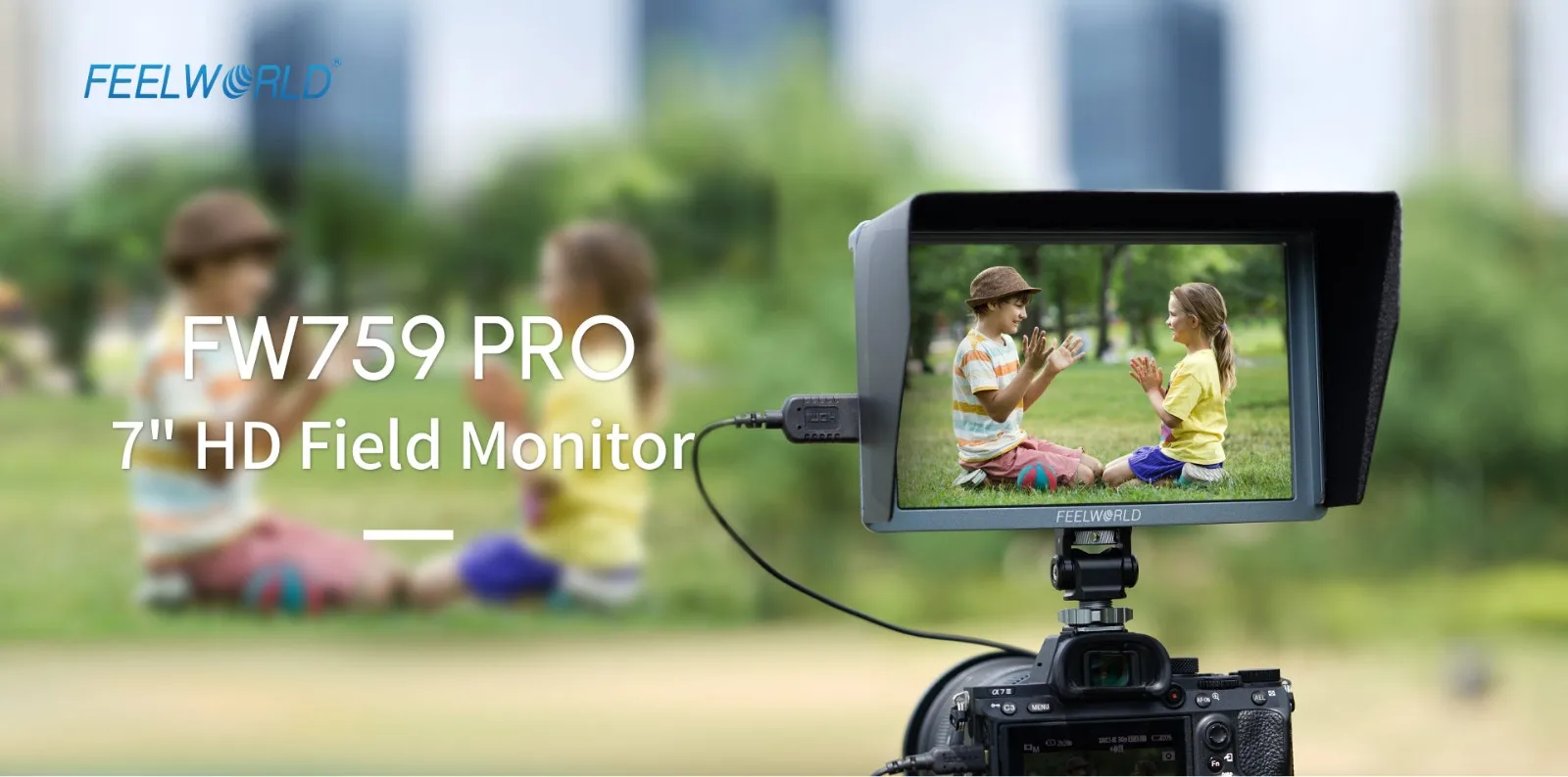 FW759 PRO 7" IPS HDMI On-Camera Touchscreen Camera Monitor