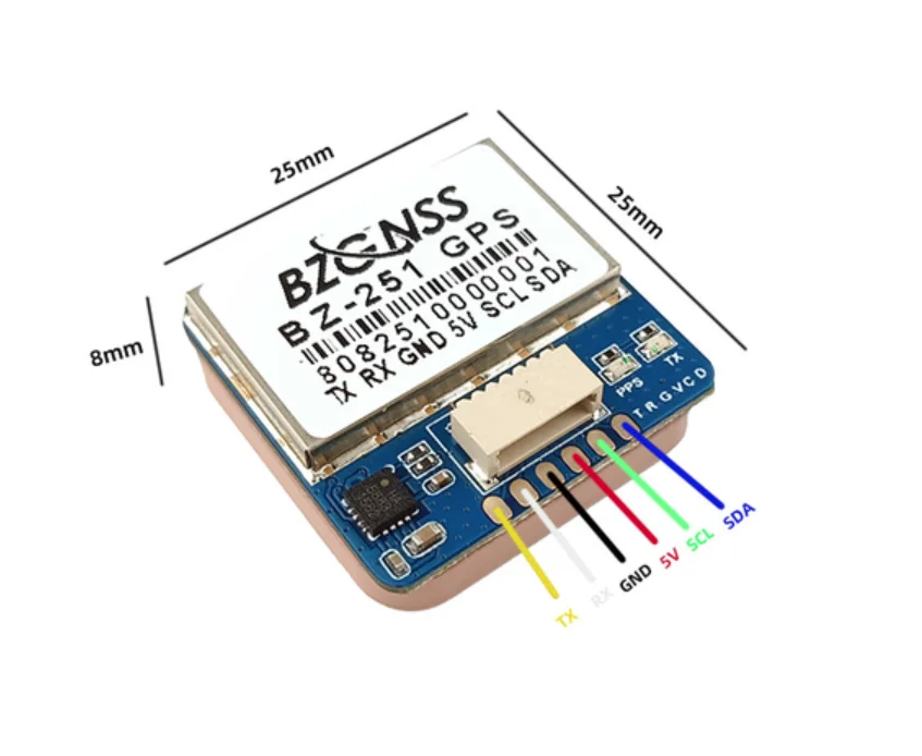 Beizheng BZGNSS BZ-251 GPS module + compass