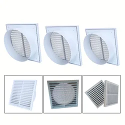 Exterior Wall Air Vent Grille Pipeline Ventilation Grilles Cover Home Office Air Conditioner Ducting Outlet Plastic Grilles